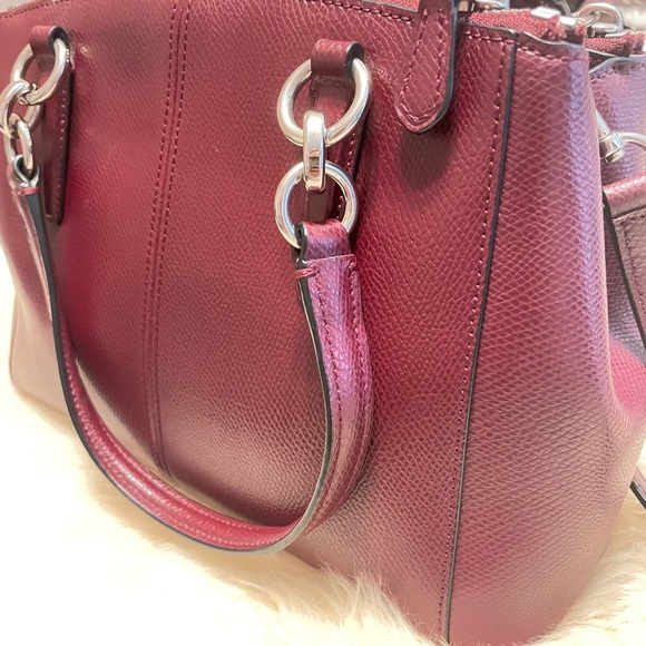 ❤️ EUC Coach CHRISTIE Carryall Satchel Handbag in Burgundy Msrp.$395.00 - Picture 6 of 8